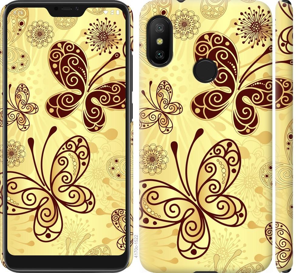 

Чехол на Xiaomi Redmi 6 Pro Красивые бабочки