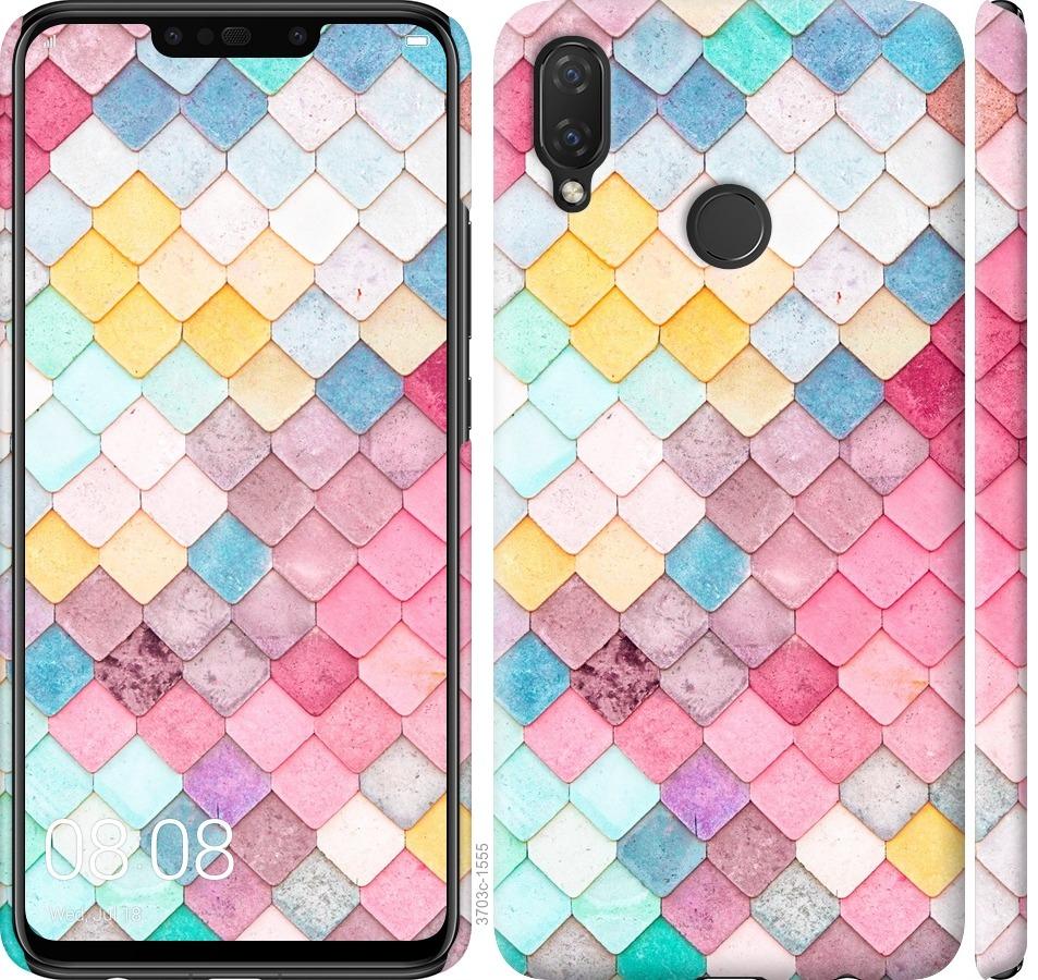 

Чехол на Huawei P Smart Plus Красочная черепица