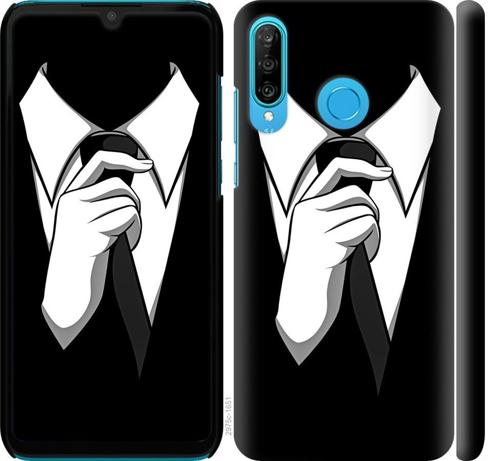 

Чехол на Huawei P30 Lite Галстук