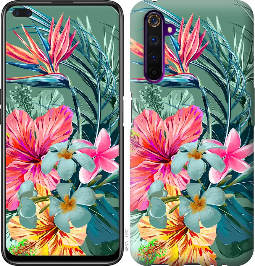 Chohol Na Realme 6 Pro Tropichni Kviti V1 Kupiti Za Cinoyu 209 Grn Itsell Ua
