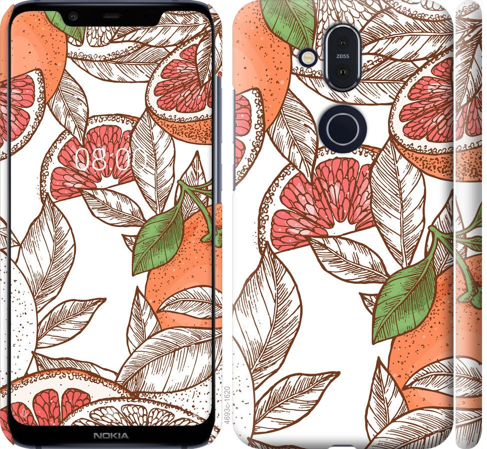 

Чохол на Nokia 8.1 апельсини