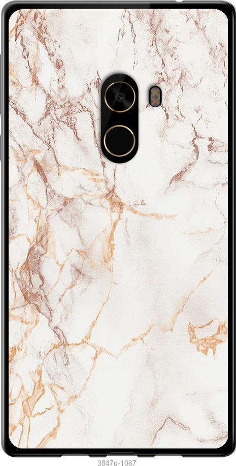 

Чехол на Xiaomi Mi MiX 2 Белый мрамор