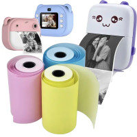Набор цветной термобумаги для детского фотоаппарата и принтера (3шт)