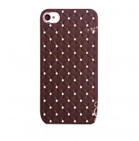 

Накладка алюминиевая со стразами для Iphone 4/4S