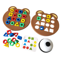 Настольная интерактивная игра Ummi Shape Matching Game + answer bell