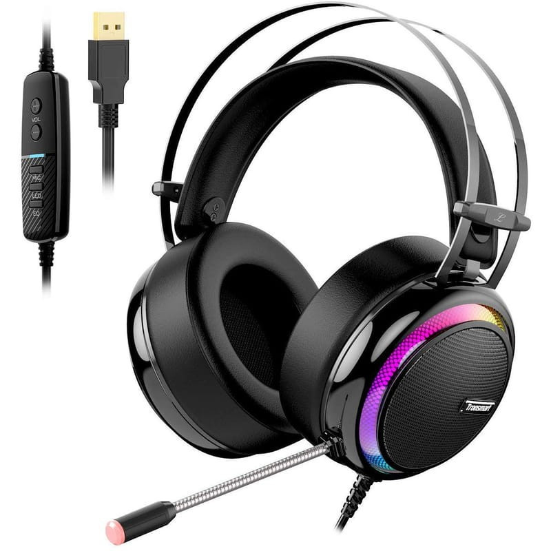 

Наушники Tronsmart Glary Gaming Headset (with 7.1 Virtual Sound) Черный (143716)