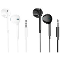 Наушники Borofone BM100 Fuente universal with microphone (3.5mm/1.2m)