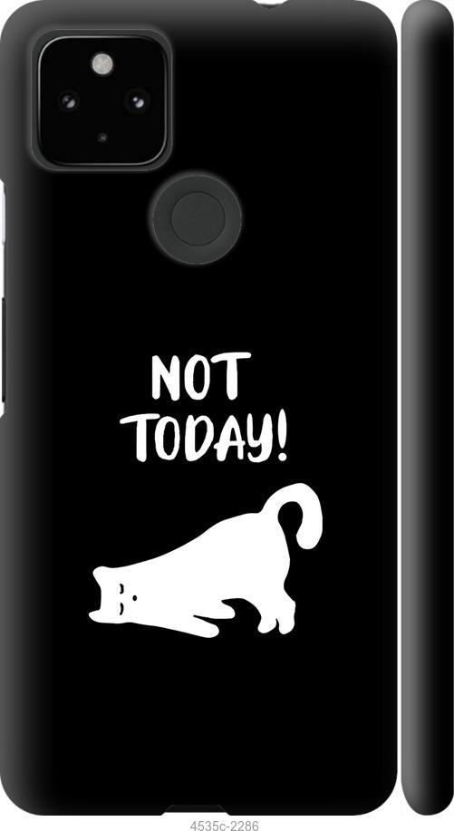 

Чехол на Google Pixel 5A Уставший кот