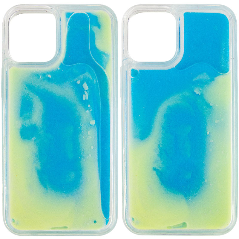 

Неоновий чохол Neon Sand glow in the dark для Apple iPhone 12 (Блакитний)