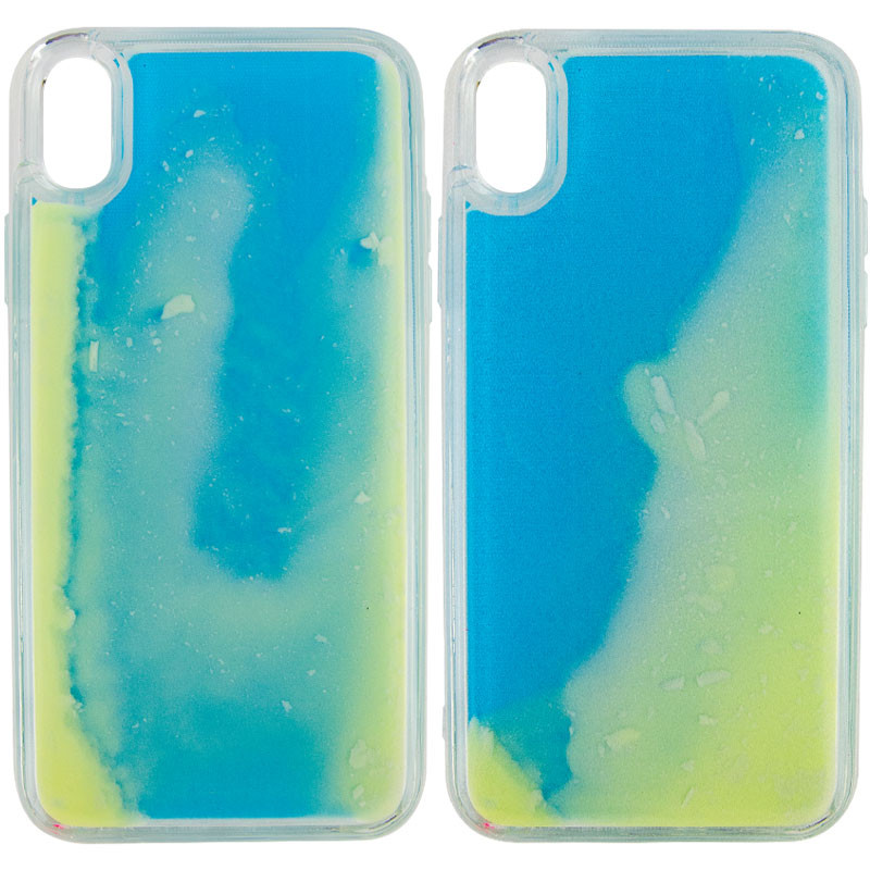 

Неоновый чехол Neon Sand glow in the dark для Apple iPhone X / XS (5.8") Голубой (138445)