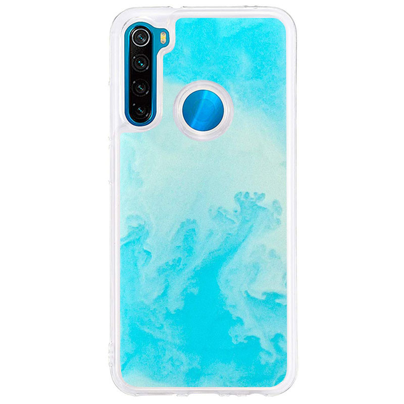 

Неоновый чехол Neon Sand glow in the dark для Xiaomi Redmi Note 8T Голубой (138354)