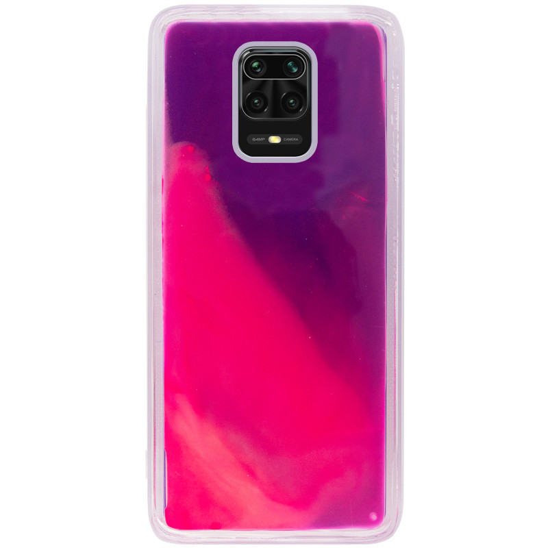 

Неоновый чехол Neon Sand glow in the dark для Xiaomi Redmi Note 9 Pro Фиолетовый / Розовый (138351)