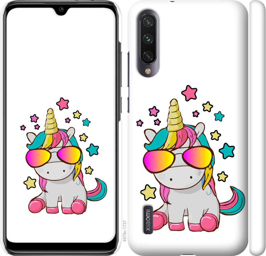 

Чехол на Xiaomi Mi A3 Единорог в очках