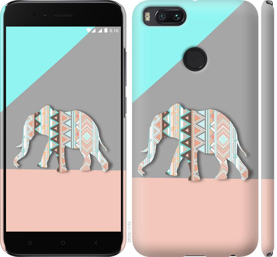 

Чохол на Xiaomi Mi A1 Візерунчастий слон