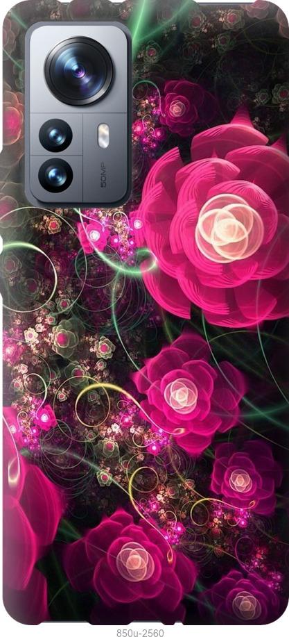 Чохол на Xiaomi 12 Pro Абстрактні квіти 3