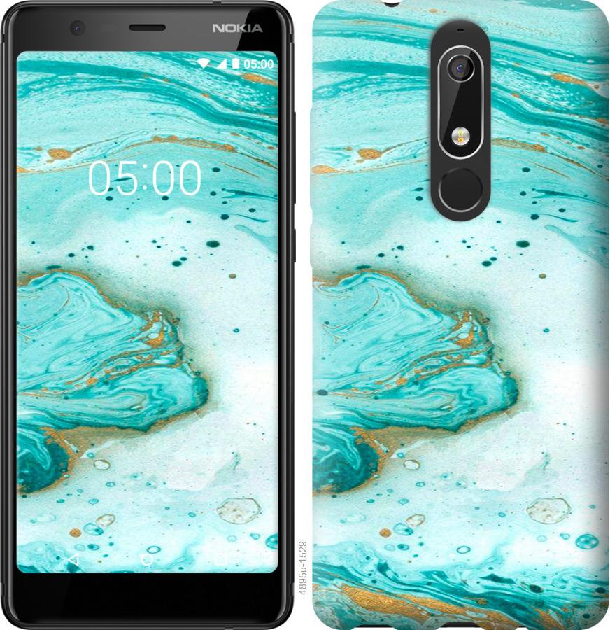 

Чехол на Nokia 5.1 Мраморный