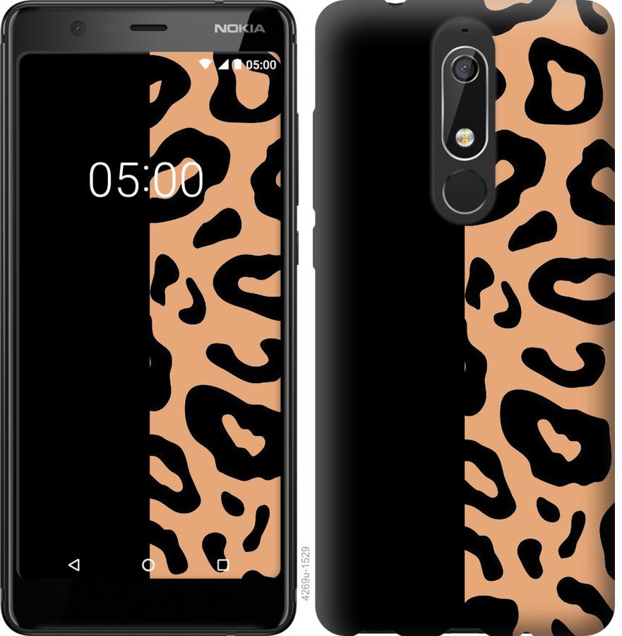 

Чохол на Nokia 5.1 Плями леопарда