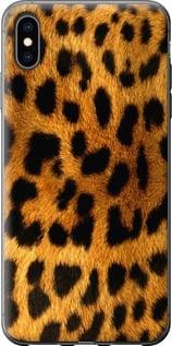 Чохол на iPhone XS Max Шкіра леопарду