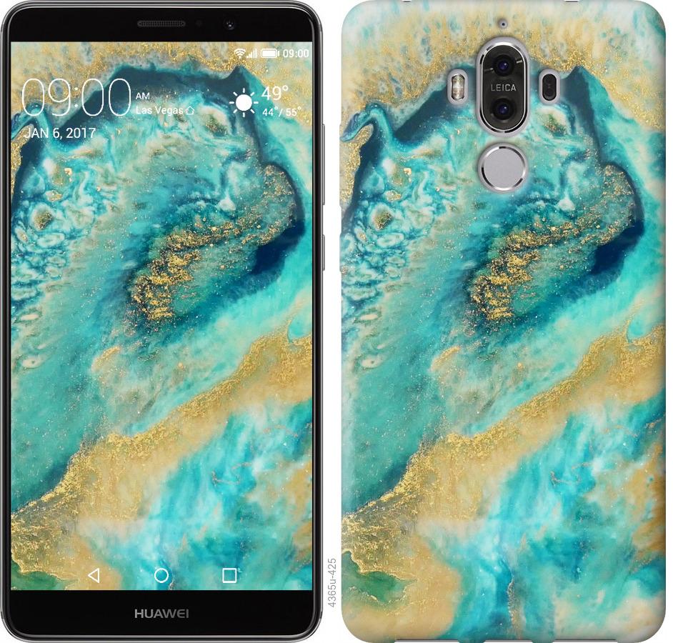

Чохол на Huawei Mate 9 Green marble
