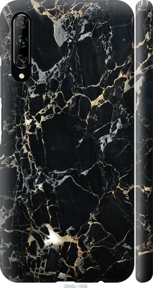 

Чехол на Huawei P Smart Pro Черный мрамор