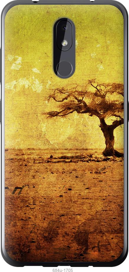 

Чехол на Nokia 3.2 Гранжевое дерево