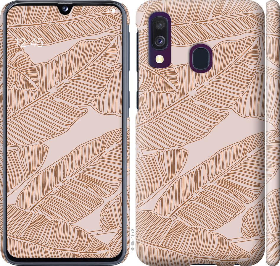 

Чохол на Samsung Galaxy A40 2019 A405F Листя банана