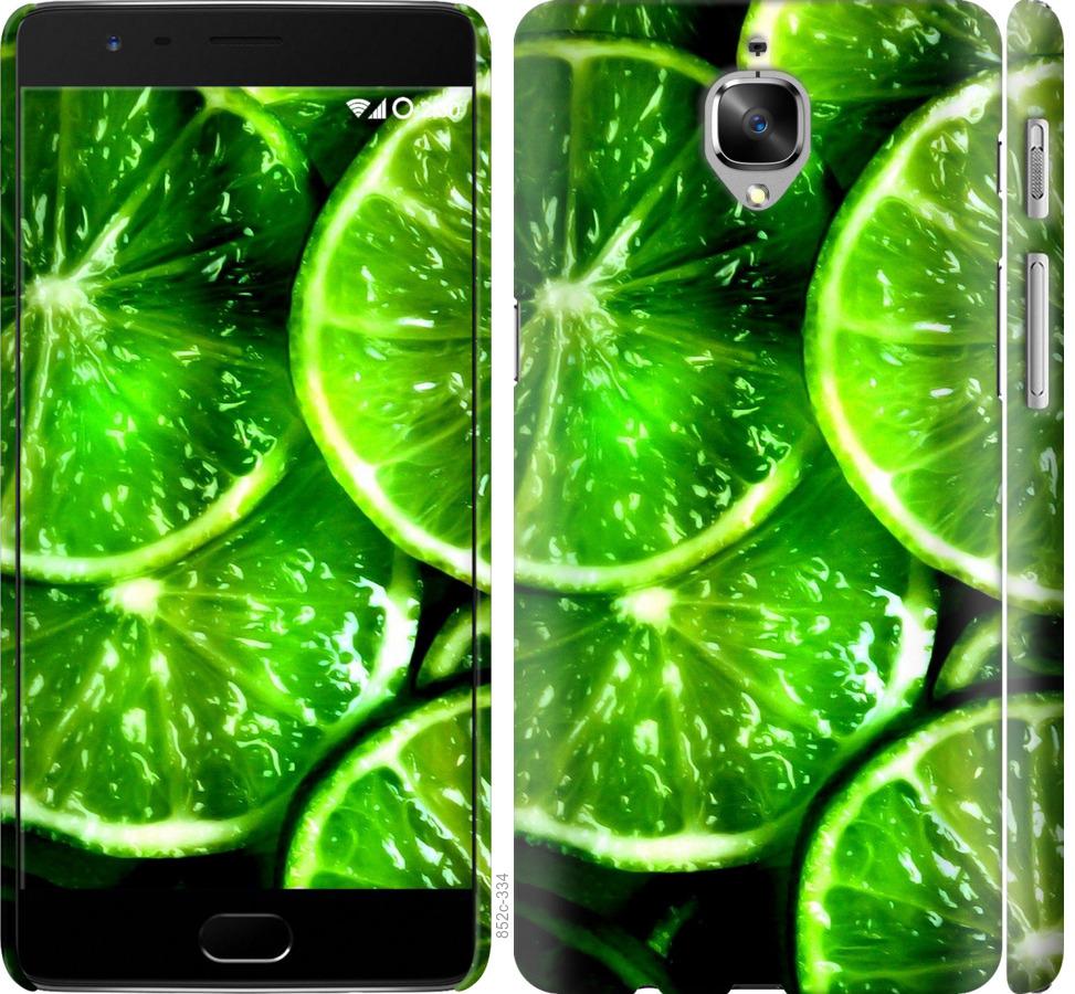 

Чохол на OnePlus 3T Зелені часточки лимона