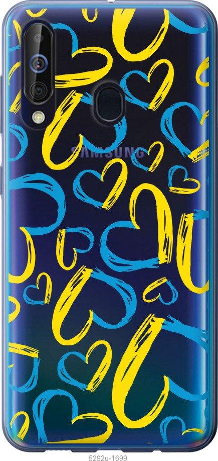 Чохол на Samsung Galaxy A60 2019 A606F Серця UA