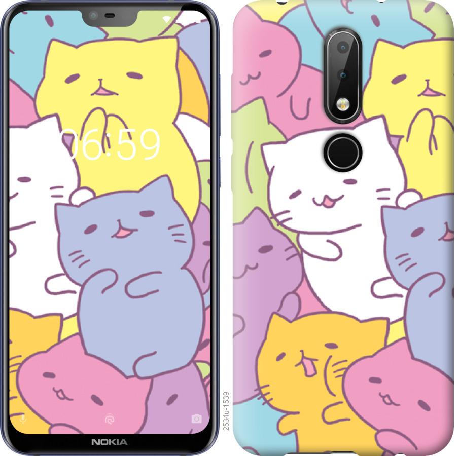 

Чехол на Nokia 6.1 Plus Котики