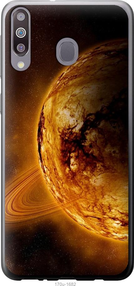 Чехол на Samsung Galaxy M30 Жёлтый Сатурн
