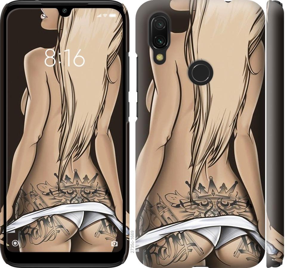 

Чохол на Xiaomi Redmi 7 Дівчина з татуюванням