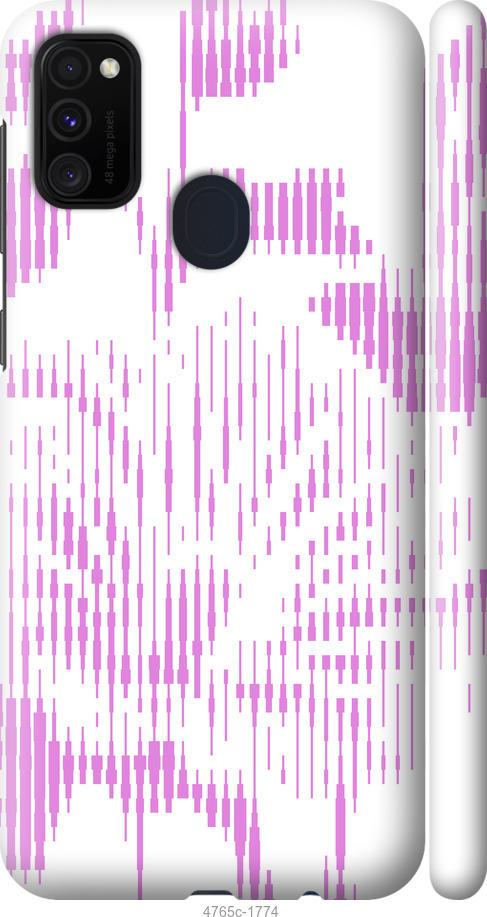 

Чехол на Samsung Galaxy M21 M215F Розовый бутон. Цветок. Pink Flower Bloom