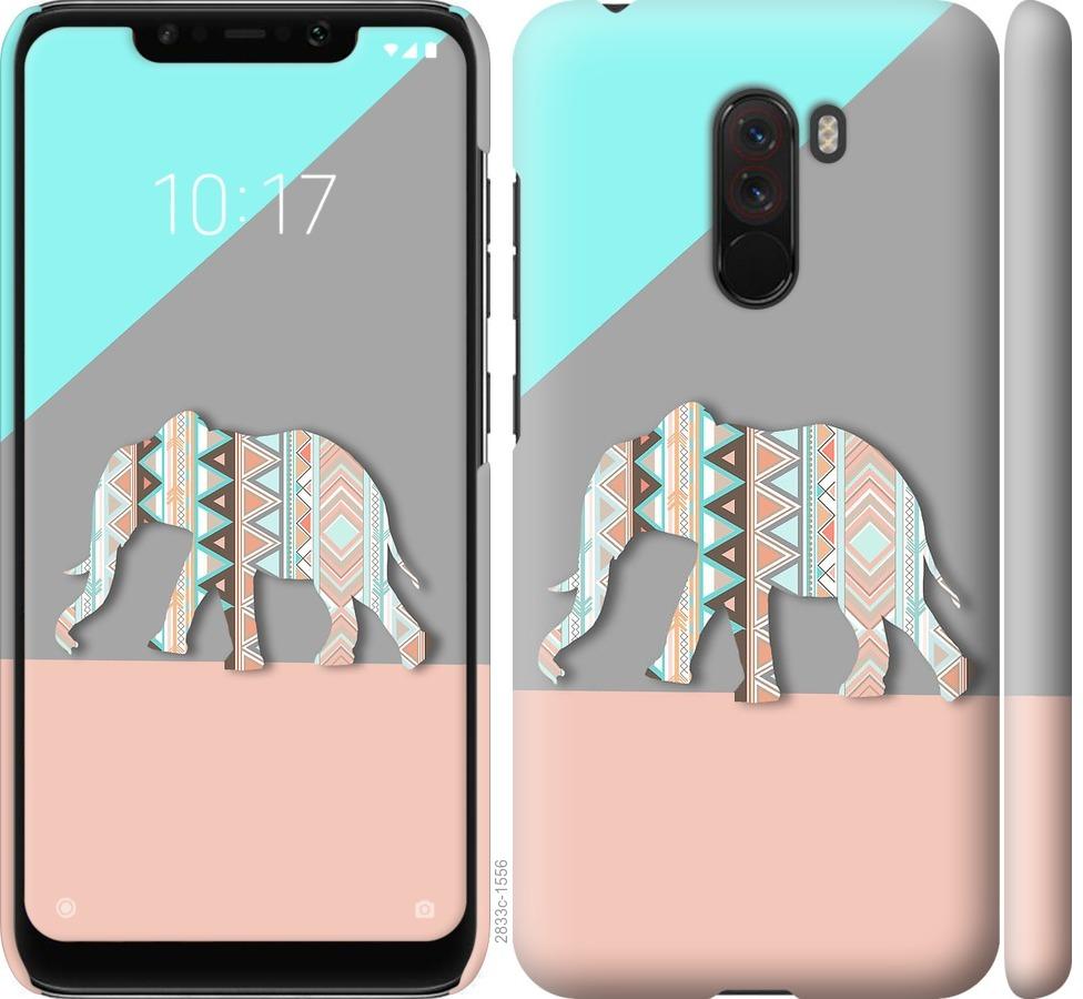 

Чохол на Xiaomi Pocophone F1 Візерунчастий слон