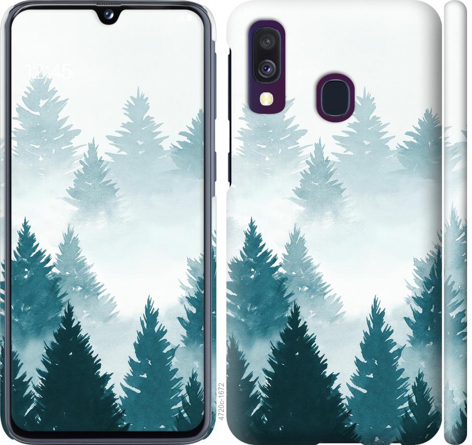

Чохол на Samsung Galaxy A40 2019 A405F Акварельні Ялинки