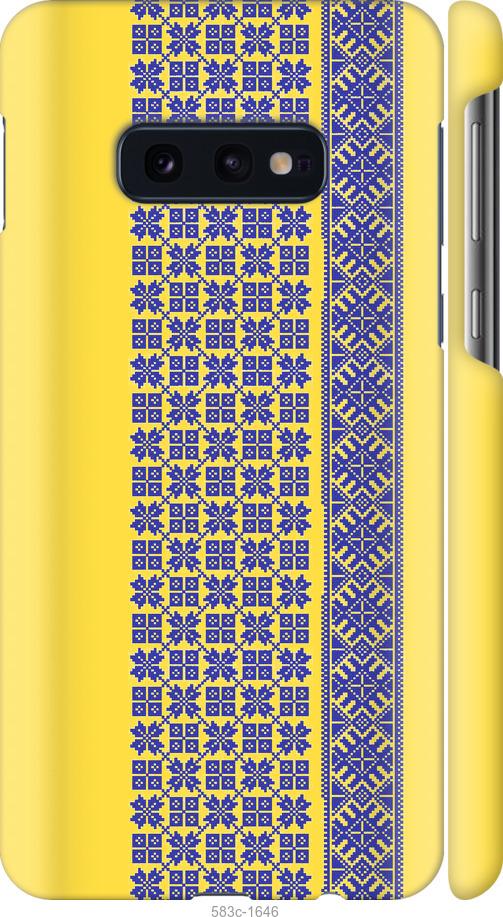

Чохол на Samsung Galaxy S10e Вишиванка 16