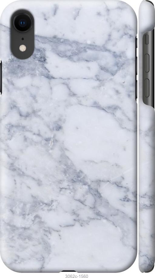 

Чохол на iPhone XR Блакитний мармур