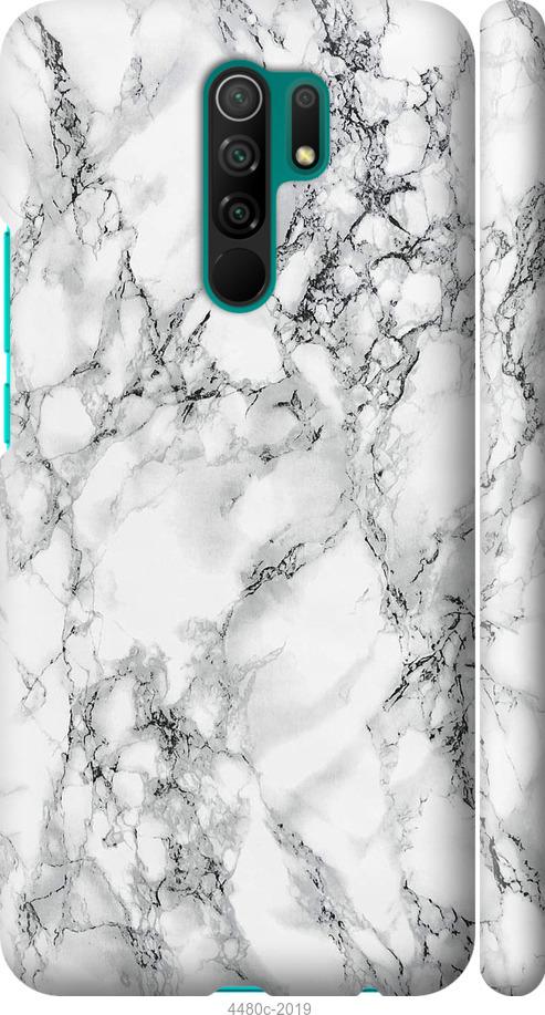 

Чехол на Xiaomi Redmi 9 Мрамор белый