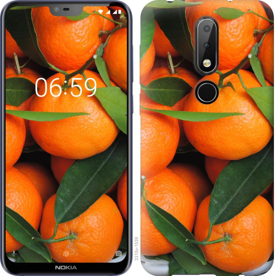 

Чохол на Nokia 6.1 Plus мандарини
