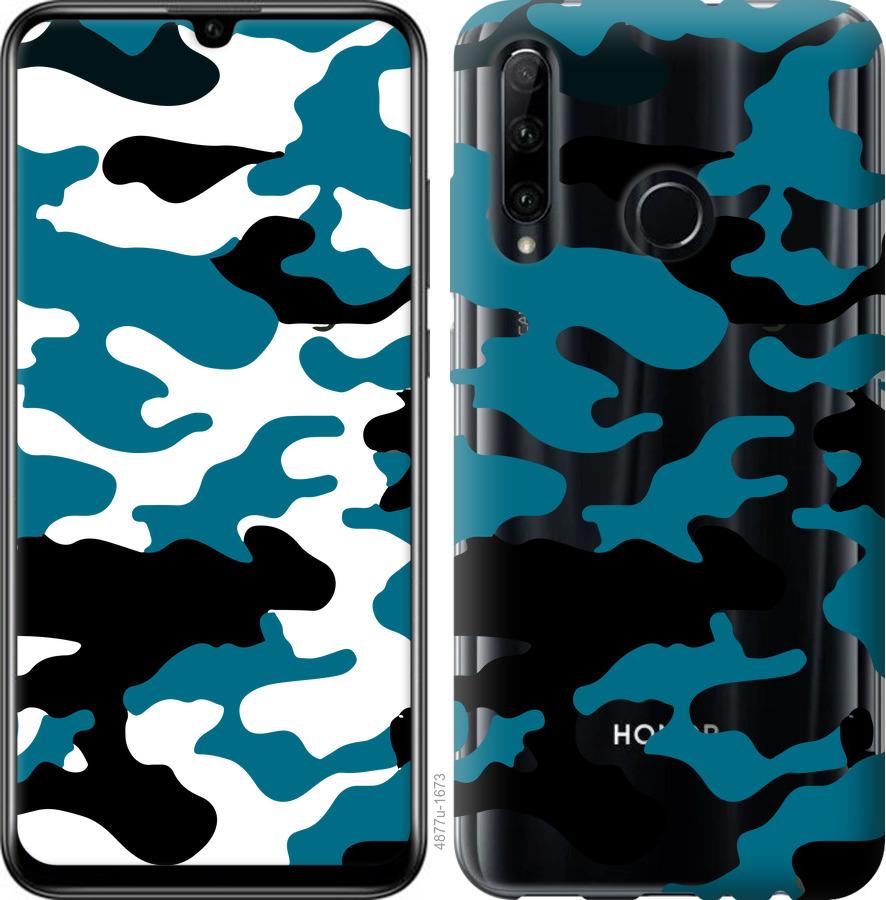 

Чохол на Huawei P40 Lite E Камуфляж прозорий фон