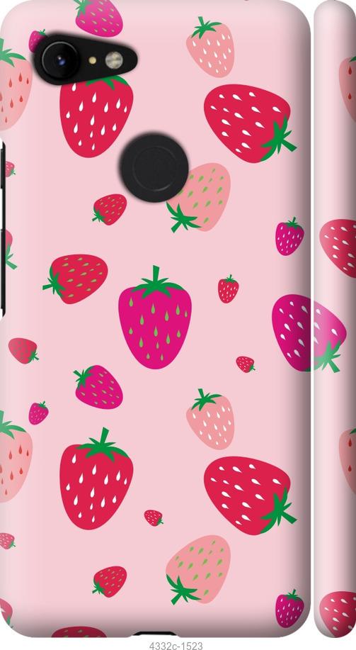 

Чехол на Google Pixel 3 XL Клубнички