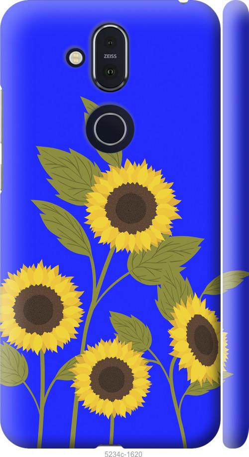 

Чохол на Nokia 8.1 Подсолнухи v2
