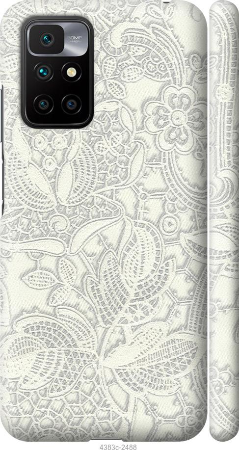 Чохол на Xiaomi Redmi 10 Біле мереживо