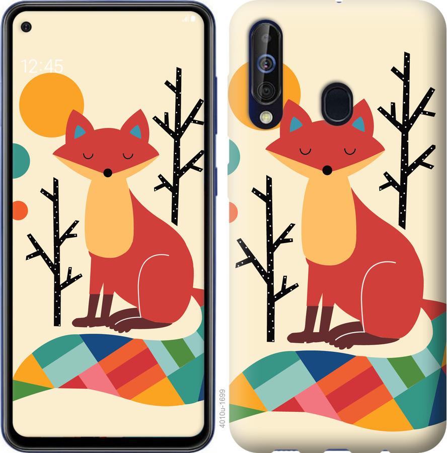 

Чехол на Samsung Galaxy A60 2019 A606F Rainbow fox