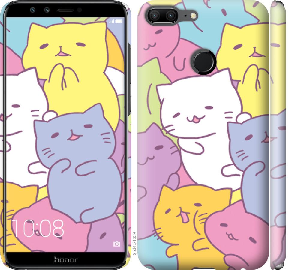 

Чехол на Huawei Honor 9 Lite Котики