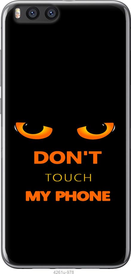 

Чехол на Xiaomi Mi Note 3 Don't touch the phone
