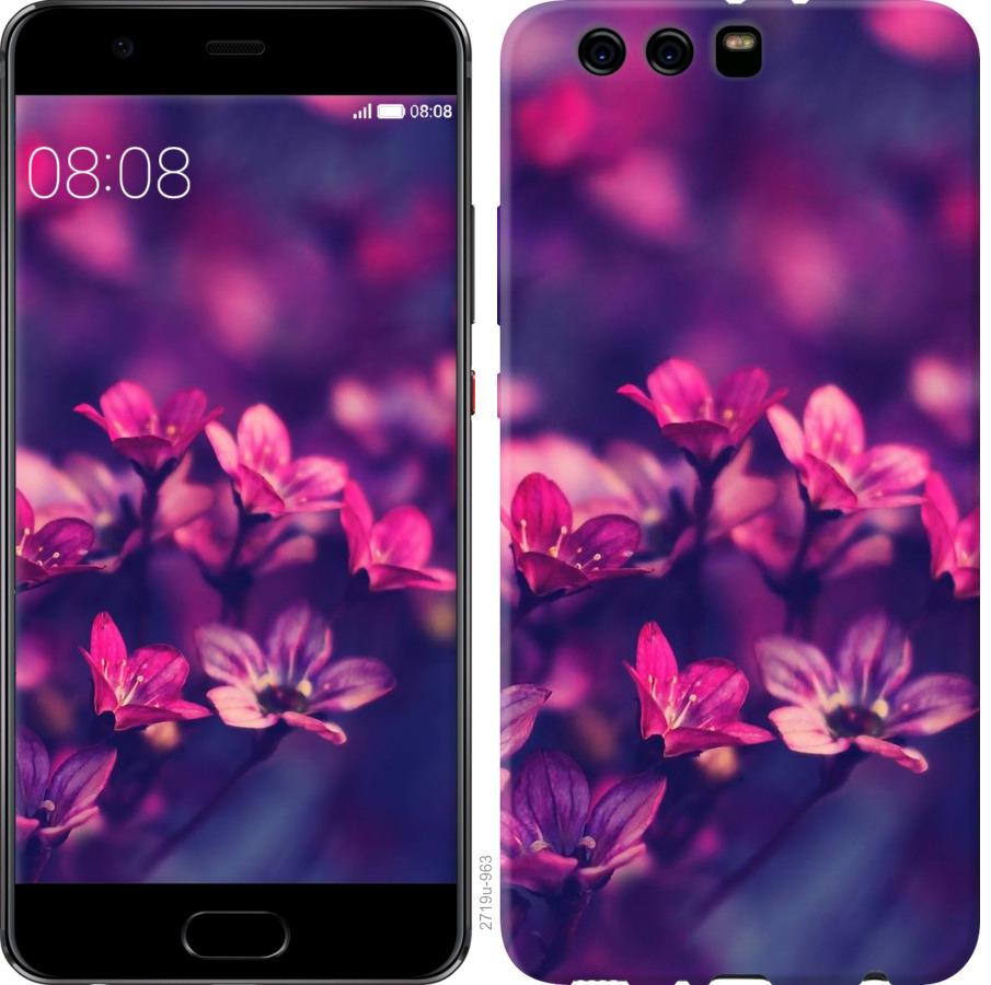 

Чохол на Huawei P10 Plus Пурпурні квіти