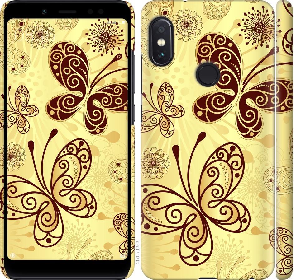 

Чехол на Xiaomi Redmi Note 5 Pro Красивые бабочки
