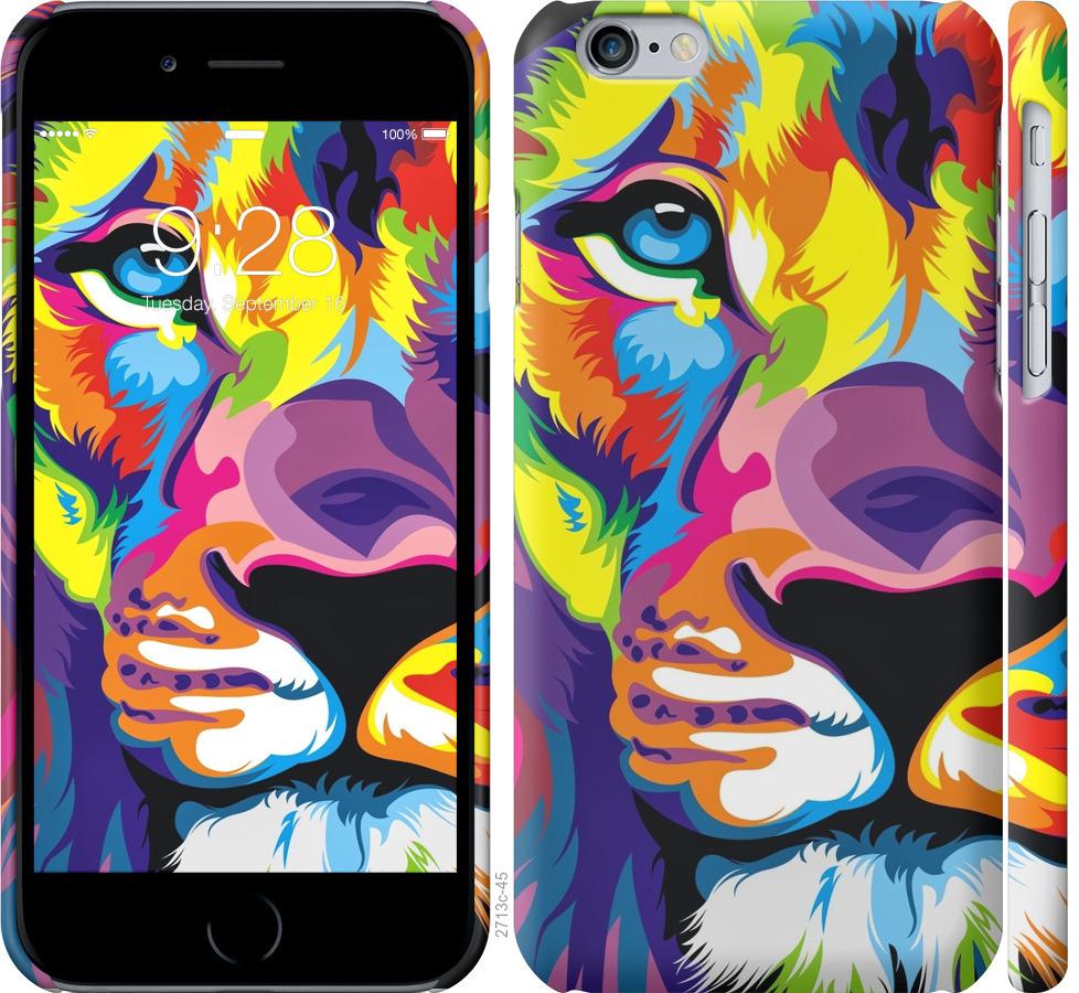 

Чохол на iPhone 6s Різнобарвний лев