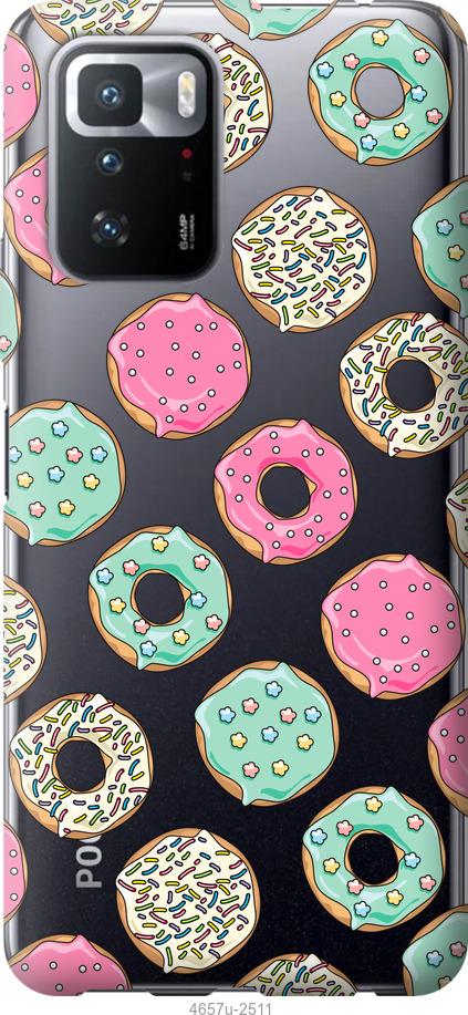 Чохол на Xiaomi Poco X3 GT Пончики 1