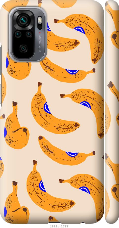 Чехол на Xiaomi Redmi Note 10 Бананы 1